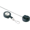DURABLE Porte-badge avec mousqueton, anthracite