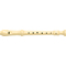 Maped Flte en plastique, trous "Moderne", blanc