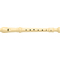 Maped Flte en plastique, trous "Baroque", blanc