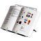 Fellowes Porte-copies/serre-livres BookLift, argent