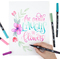 TOMBOW Feutre double pointe "ABT DUAL BRUSH PEN", primaires