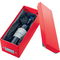 LEITZ Bote de rangement pour CD Click & Store WOW, rouge