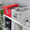 LEITZ Bote de rangement Click & Store WOW, A4, rouge