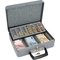 WEDO Coffret-caisse  monnaie standard, en tle acier, gris