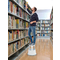 WEDO Tabouret marchepied, en mtal, RAL 7035, gris lumire