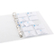 Oxford pochette pour cartes de visite,format A4, PP, 0,09 mm