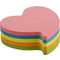 Kores Bloc-note "Coeur", 250 feuilles, 5 couleurs