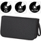 hama Etui pour CD/DVD, nylon, pour 104 CD/DVD, noir