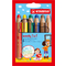 STABILO Crayon multi-talents woody 3 en 1, tui carton de 6
