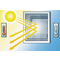 tesa Moustiquaire avec protection solaire pour fentre