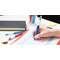 BIC Stylo  bille rtractable 4 Colours Grip, paisseur du
