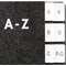 PAGNA Pultordner, DIN A4, 24 Fcher, A - Z, schwarz