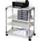 DURABLE Chariot de bureau SYSTEM Multi Trolley 88, 4tagres