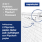 magnetoplan tableau univ., (l)750 x (L)1.200 mm, feutre bleu