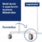 magnetoplan tableau univ., (l)750 x (L)1.200 mm, feutre bleu