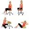 Topstar Tabouret fitness "Sitness Half Ball", vert pomme