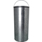 helit Poubelle  pdale "the step dome", 52 litres, argent