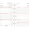 CHRONOPLAN Wochenplan 2026, 1 Woche/2 Seiten, Mini, Zeile