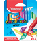 Maped Crayon de cire COLOR'PEPS WAX, tui en carton de 12