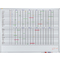 franken Tableau planning X-tra! Line, 12 mois, 1.200 x 900mm