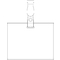 pavo Porte-badge, ferm en haut, avec clip, 60 x 90 mm