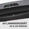 Fellowes Plastifieuse Calibre A4, anthracite