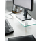 DIGITUS Support pour cran, verre, blanc