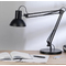 UNiLUX Lampe de bureau SUCCESS 66, pince/socle, noir