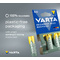 VARTA Pile NiMH "RECHARGE ACCU Recycled", Micro AAA, 800 mAh