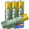 VARTA Pile NiMH "RECHARGE ACCU Recycled", Micro AAA, 800 mAh