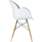 PAPERFLOW Chaise visiteur "KIWOOD", ensemble de 2, blanc