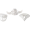 folia Kit de chapeaux pour enfants "AVENTURE", carton, blanc