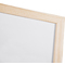 Bi-Office Tableau blanc, cadre en bois, (L)900 x (H)600 mm