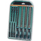 BRDER MANNESMANN Kit de limes d'atelier, 10 pices, blister
