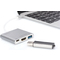 DIGITUS Adaptateur multiports USB 3.0, USB-C - HDMI, argent