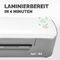 Fellowes Plastifieuse Ion format A4, blanc/gris