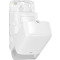 TORK Distributeur de papier toilette double rouleau, blanc