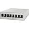 LogiLink Botier point de consolidation, 8 ports, gris clair