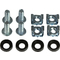 LogiLink Kit support de cbles, acier, 40 x 40 mm, galvanis