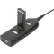 DIGITUS Hub USB 2.0, 4 ports, longueur cble : 300 mm, noir