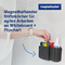 magnetoplan Pot  crayons magnetoTray, petit, gris