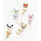 folia Perles en bois CUTE ANIMALS, rond