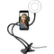 LogiLink Ring light avec support de smartphone  pince, 85mm