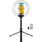 LogiLink Anneau lumineux pour smartphone avec trpied/perche