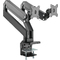 DIGITUS Support double cran universel, fixation par serrage