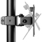 DIGITUS Support double cran universel, vertical, noir