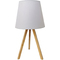 UNiLUX Lampe de table  LED KATY, blanc / bambou