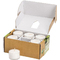 Gala Kit de dmarrage bougie chauffe-plat, blanc