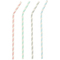 PAPSTAR Paille en papier "Stripes", couleurs assorties