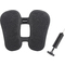 SCHILDKRT Stepper de massage gonflable, noir